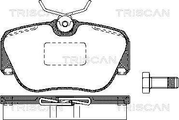 Valeo 671268 - Комплект спирачно феродо, дискови спирачки vvparts.bg