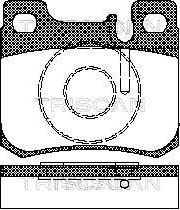 Triscan 8110 23006 - Комплект спирачно феродо, дискови спирачки vvparts.bg