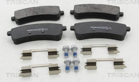 Triscan 8110 23089 - Комплект спирачно феродо, дискови спирачки vvparts.bg