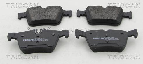 Triscan 8110 23080 - Комплект спирачно феродо, дискови спирачки vvparts.bg