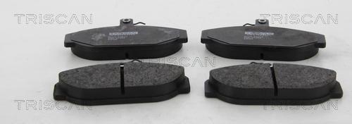 Triscan 8110 27015 - Комплект спирачно феродо, дискови спирачки vvparts.bg