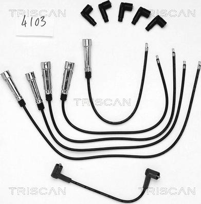 Triscan 8860 4103 - Комплект запалителеи кабели vvparts.bg