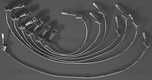 Triscan 8860 7182 - Комплект запалителеи кабели vvparts.bg