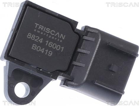 Triscan 8824 16001 - Датчик, налчгане във всмукателните тръби vvparts.bg