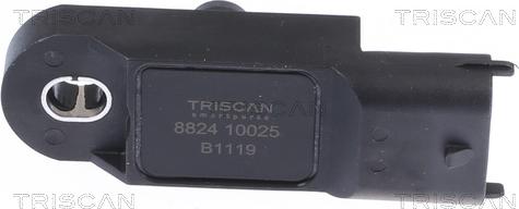 Triscan 8824 10025 - Датчик, налчгане във всмукателните тръби vvparts.bg