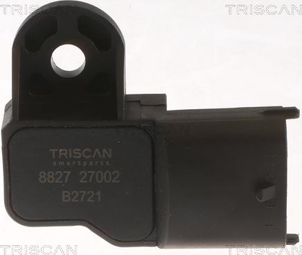 Triscan 8827 27002 - Датчик, налягане при принудително пълнене vvparts.bg