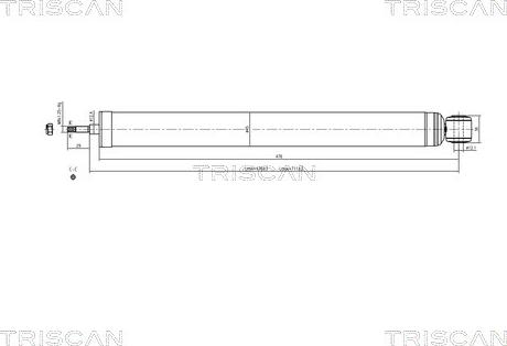 Triscan 8705 16202 - Амортисьор vvparts.bg