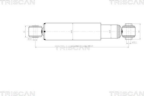 Triscan 8705 10202 - Амортисьор vvparts.bg