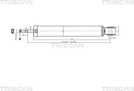 Triscan 8705 29201 - Амортисьор vvparts.bg