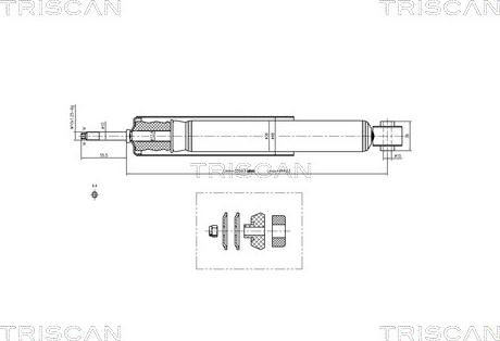 Triscan 8705 24205 - Амортисьор vvparts.bg