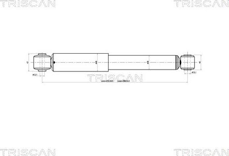 Triscan 8705 24202 - Амортисьор vvparts.bg