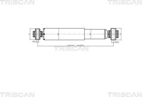 Triscan 8705 28205 - Амортисьор vvparts.bg