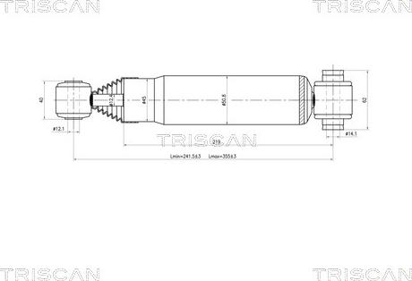 Triscan 8705 28201 - Амортисьор vvparts.bg