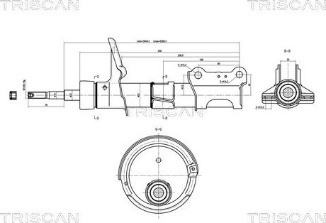 Triscan 8705 27101 - Амортисьор vvparts.bg