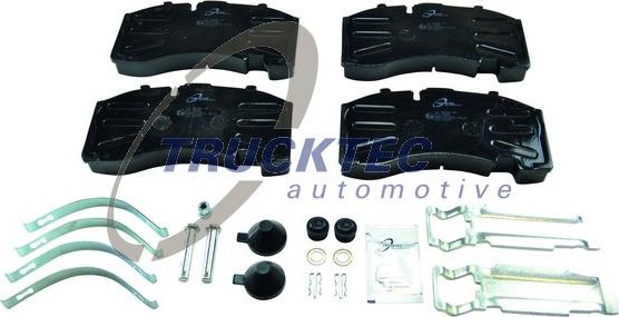 Trucktec Automotive 90.35.011 - Комплект спирачно феродо, дискови спирачки vvparts.bg