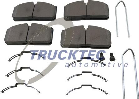 Trucktec Automotive 05.35.040 - Комплект спирачно феродо, дискови спирачки vvparts.bg