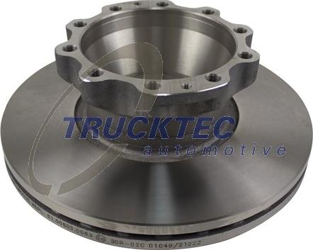 Trucktec Automotive 05.35.038 - Спирачен диск vvparts.bg