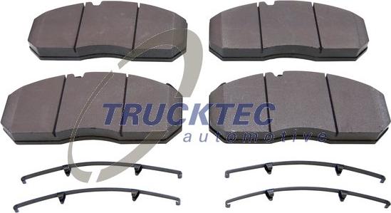 Trucktec Automotive 05.35.020 - Комплект спирачно феродо, дискови спирачки vvparts.bg