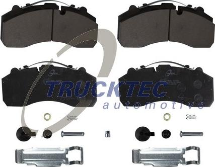 Trucktec Automotive 01.35.211 - Комплект спирачно феродо, дискови спирачки vvparts.bg