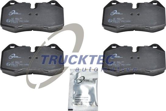 Trucktec Automotive 08.34.099 - Комплект спирачно феродо, дискови спирачки vvparts.bg