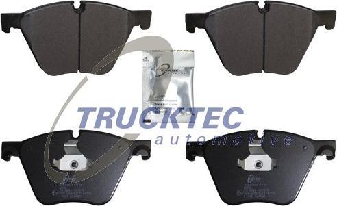 Trucktec Automotive 08.34.190 - Комплект спирачно феродо, дискови спирачки vvparts.bg