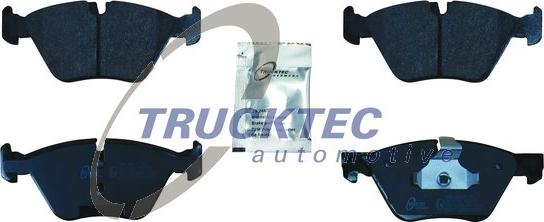 Trucktec Automotive 08.34.192 - Комплект спирачно феродо, дискови спирачки vvparts.bg