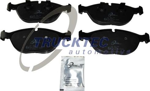 Trucktec Automotive 08.34.108 - Комплект спирачно феродо, дискови спирачки vvparts.bg