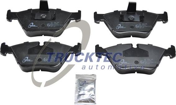 Trucktec Automotive 08.34.103 - Комплект спирачно феродо, дискови спирачки vvparts.bg
