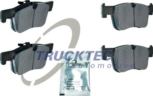 Trucktec Automotive 08.34.179 - Комплект спирачно феродо, дискови спирачки vvparts.bg