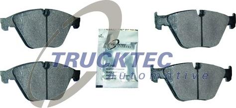 Trucktec Automotive 08.34.174 - Комплект спирачно феродо, дискови спирачки vvparts.bg