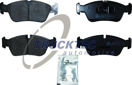 Trucktec Automotive 08.35.047 - Комплект спирачно феродо, дискови спирачки vvparts.bg