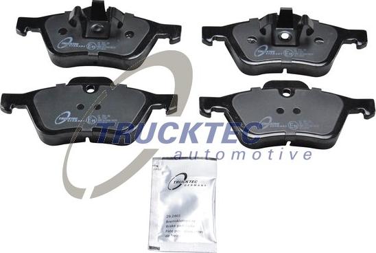 Trucktec Automotive 08.35.128 - Комплект спирачно феродо, дискови спирачки vvparts.bg