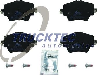 Trucktec Automotive 08.35.203 - Комплект спирачно феродо, дискови спирачки vvparts.bg