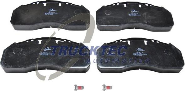 Trucktec Automotive 03.35.037 - Комплект спирачно феродо, дискови спирачки vvparts.bg
