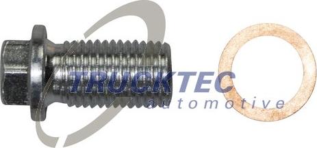 Trucktec Automotive 02.43.264 - Болтова пробка, маслен картер vvparts.bg