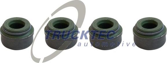 Trucktec Automotive 02.43.266 - Комплект гумички, стъбло на клапана vvparts.bg