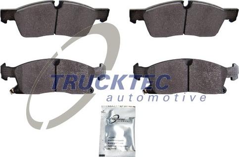 Trucktec Automotive 02.35.436 - Комплект спирачно феродо, дискови спирачки vvparts.bg