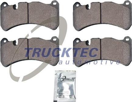Trucktec Automotive 02.35.429 - Комплект спирачно феродо, дискови спирачки vvparts.bg