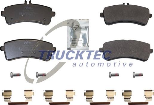 Trucktec Automotive 02.35.519 - Комплект спирачно феродо, дискови спирачки vvparts.bg