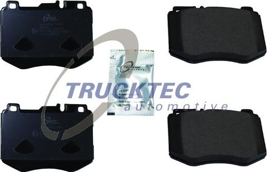 Trucktec Automotive 02.35.515 - Комплект спирачно феродо, дискови спирачки vvparts.bg