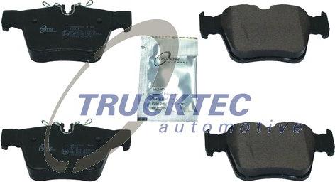 Trucktec Automotive 02.35.518 - Комплект спирачно феродо, дискови спирачки vvparts.bg