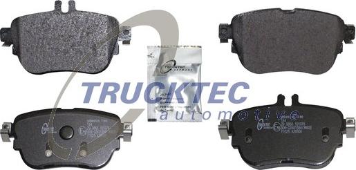 Trucktec Automotive 02.35.584 - Комплект спирачно феродо, дискови спирачки vvparts.bg