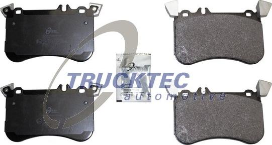 Trucktec Automotive 02.35.572 - Комплект спирачно феродо, дискови спирачки vvparts.bg