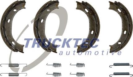 Trucktec Automotive 02.35.051 - Комплект спирачна челюст, ръчна спирачка vvparts.bg