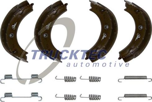 Trucktec Automotive 02.35.052 - Комплект спирачна челюст, ръчна спирачка vvparts.bg