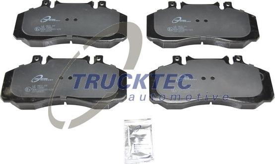 Trucktec Automotive 02.35.146 - Комплект спирачно феродо, дискови спирачки vvparts.bg