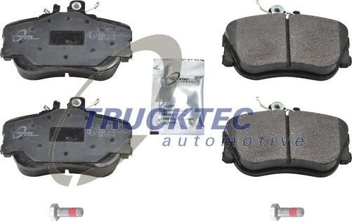 Trucktec Automotive 02.35.104 - Комплект спирачно феродо, дискови спирачки vvparts.bg