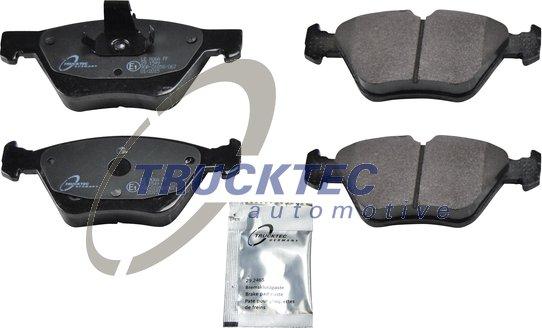 Trucktec Automotive 02.35.105 - Комплект спирачно феродо, дискови спирачки vvparts.bg