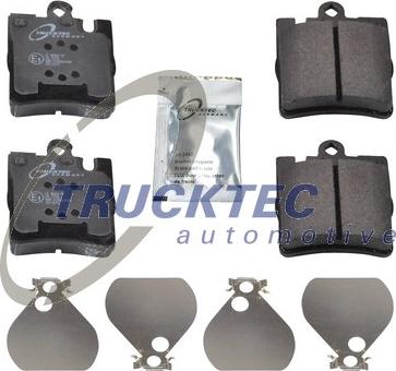 Trucktec Automotive 02.35.106 - Комплект спирачно феродо, дискови спирачки vvparts.bg