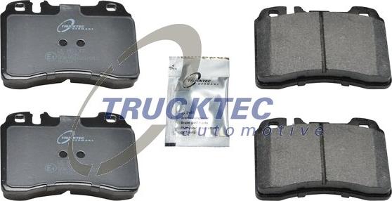 Trucktec Automotive 02.35.102 - Комплект спирачно феродо, дискови спирачки vvparts.bg